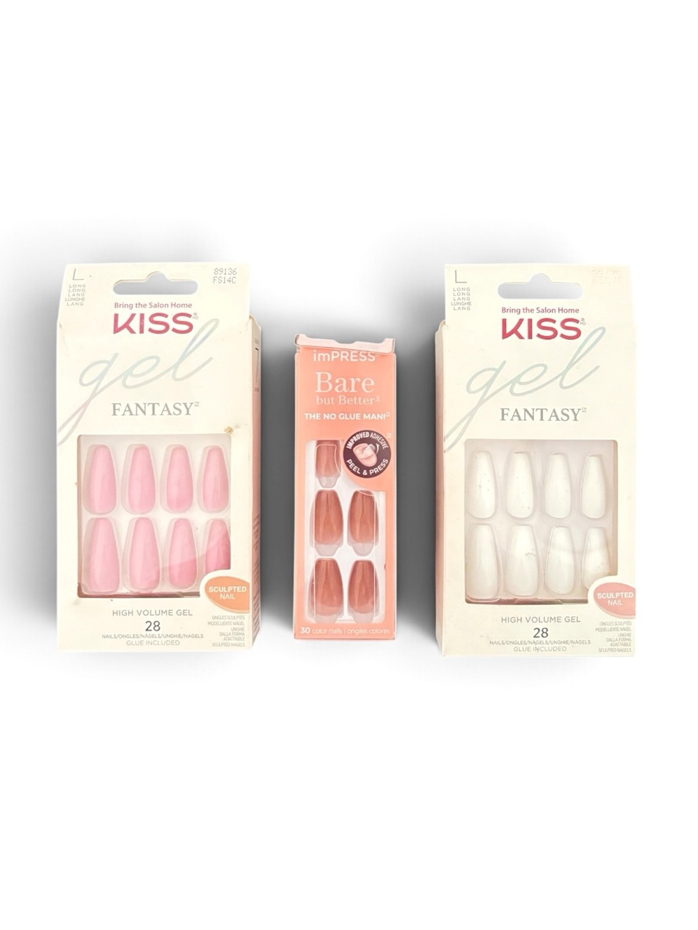 3-Pack Press-On Nail Bundle